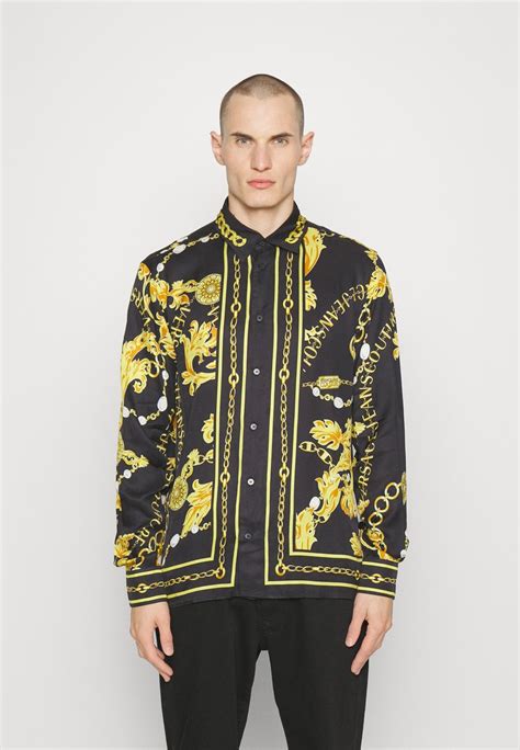 versace overhemd black gold|Versace clothing line.